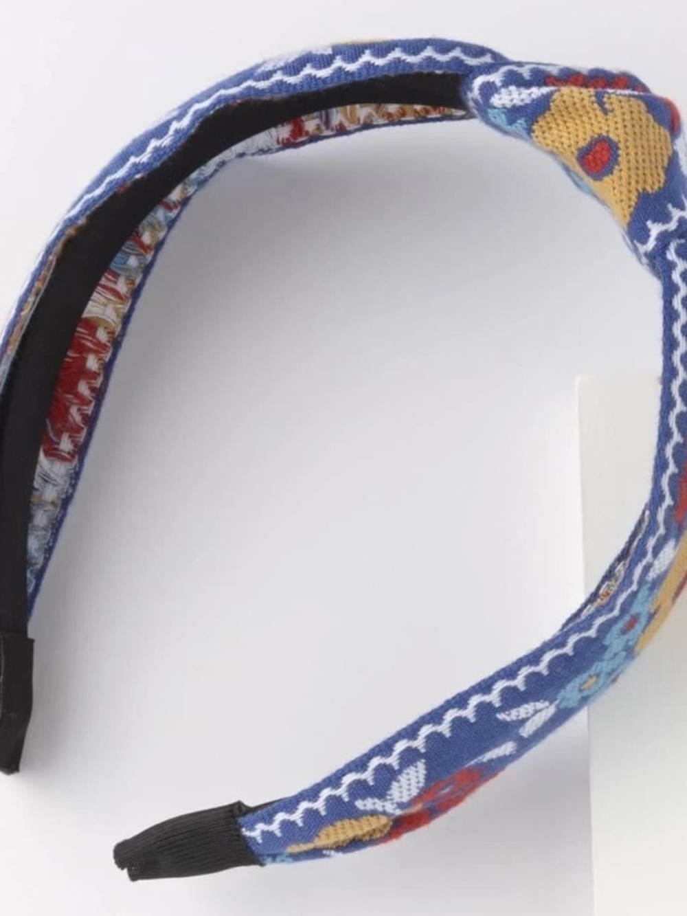 Plunder Design Jewelry Fashion Trendy Juliette Blue Floral Head Band Headband